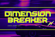 COASTAL SHORES - CYBERPUNK FONT, a Sans Serif Font by 177Studio (Thumbnail 6 of 7)