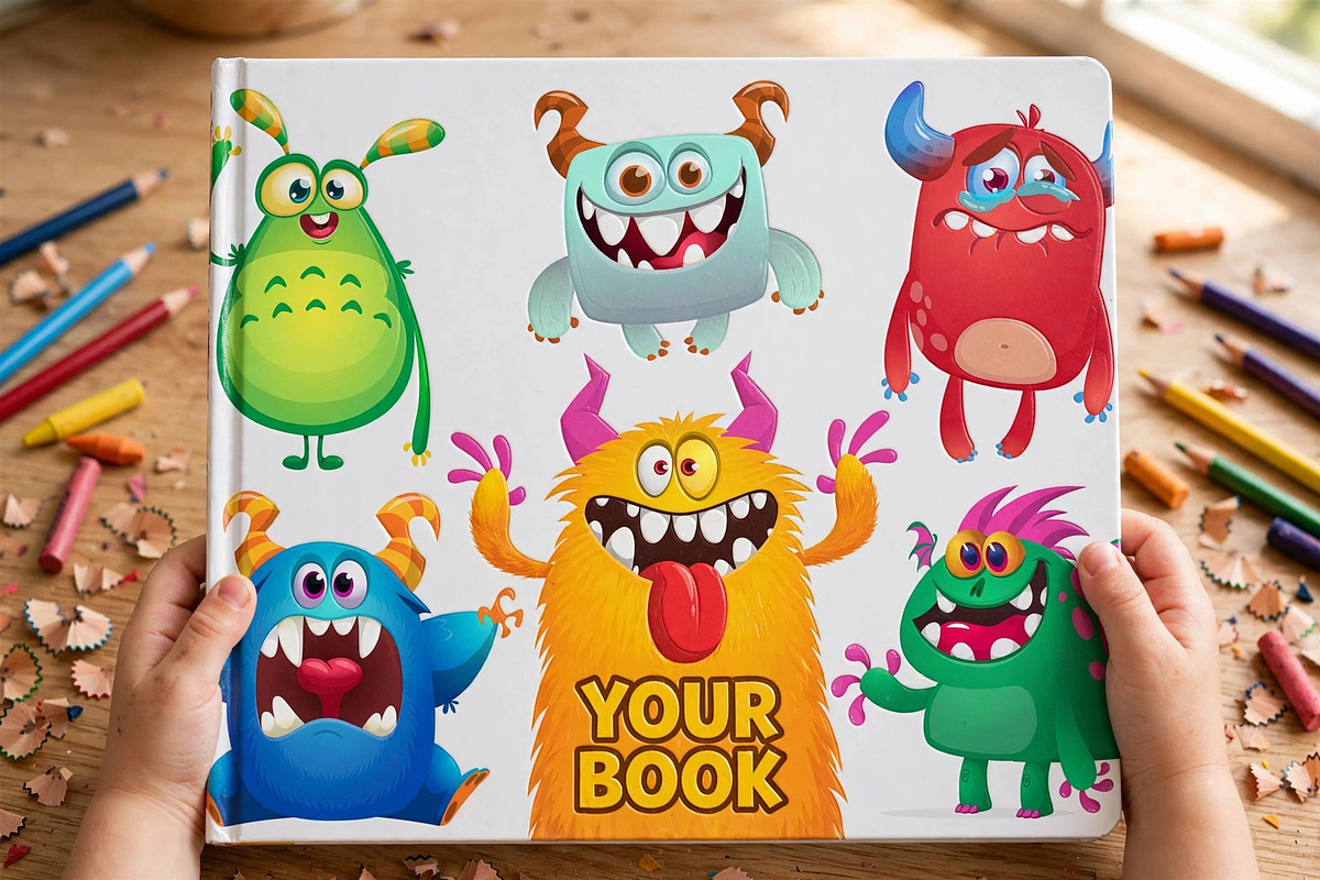 Gummy Grins - 6 Cute Monsters, a Decorative Illustration by D R A W K M A N (Photo 2 of 7)