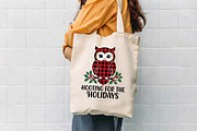 Hooting For The Holidays Owl PNG Art, a Seasonal Illustration by CrexoraLab (Thumbnail 4 of 4)