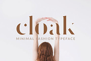Cloak - Minimal Fashion Font, a Serif Font by Tropical Type (Thumbnail 1 of 8)