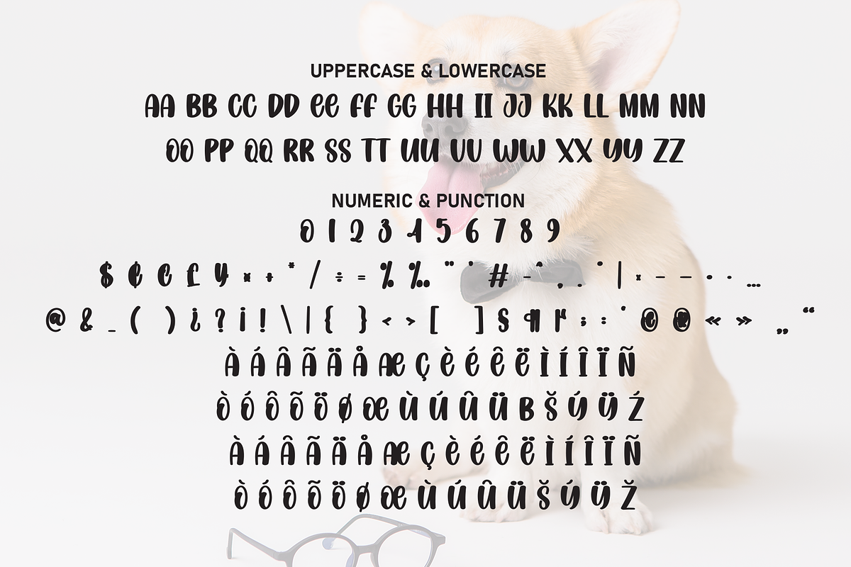Cute Doggie | Script Font, a Script Font by Scratchones (Photo 7 of 8)