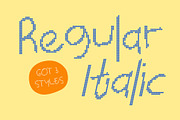 CS Gianluca Disco, a Handwritten Font by Craft Supply Co. (Thumbnail 3 of 8)