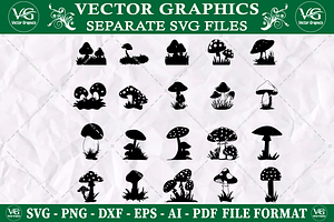 Mushroom svg, mushroom svg bundle