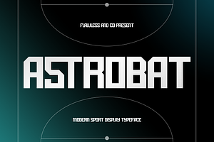 Astrobat - Sport Display Font, a Font by Flawless And Co