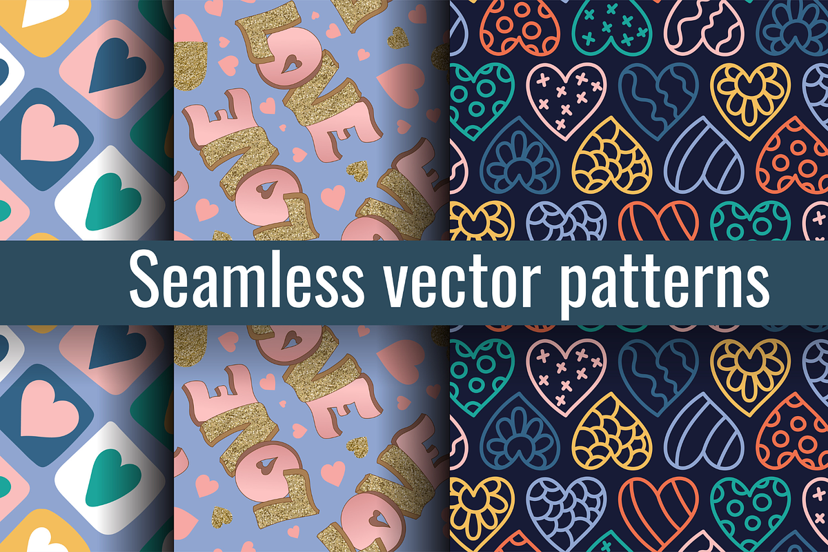 Seamless Colorful Pattern Bundle, a Pattern Graphic by ThePhoton (Photo 8 of 20)