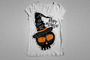 Halloween Linocut Clipart, an Illustration by Malena (Thumbnail 5 of 6)