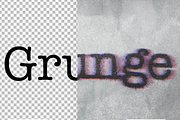 Grunge Text Effect, a Layer Style Add-On by PaperMoon (Thumbnail 2 of 2)