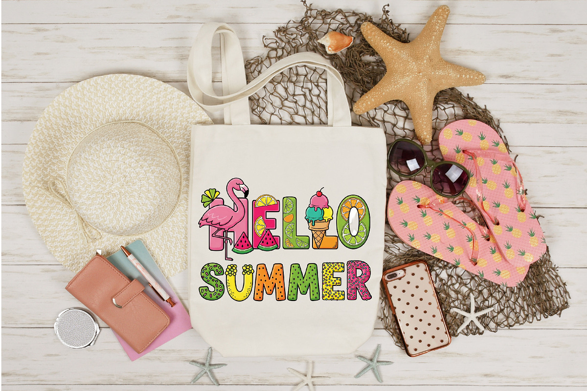Hello Summer PNG, an Illustration by Designking (Photo 2 of 4)