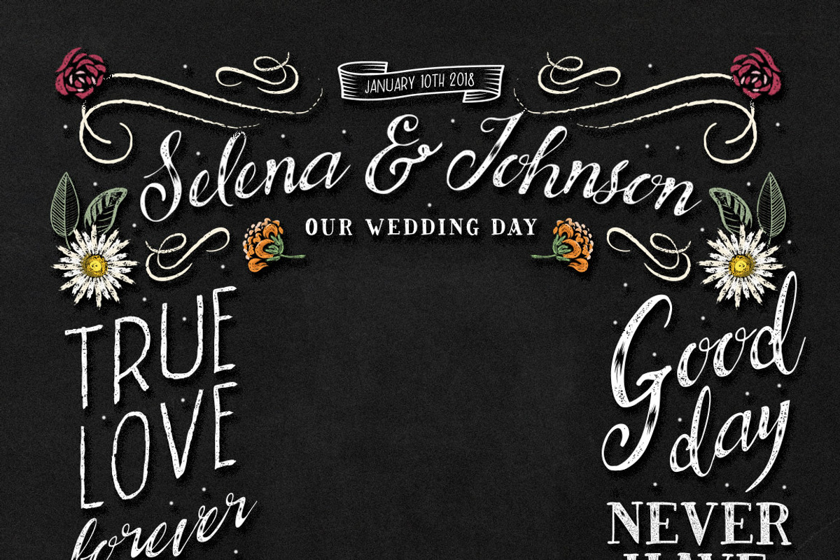BrideChalk Typeface preview 4