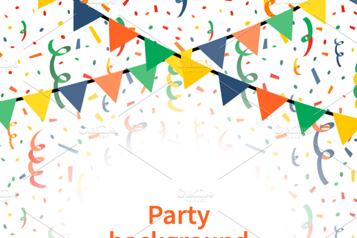 Party a4 size vertical background, a Decorative Illustration by BestPics