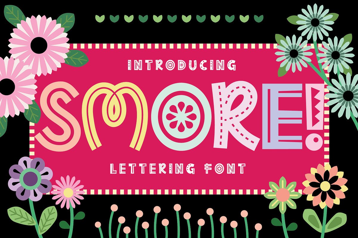Smore! Lettering, a Font by caocastudio (Photo 1 of 3)