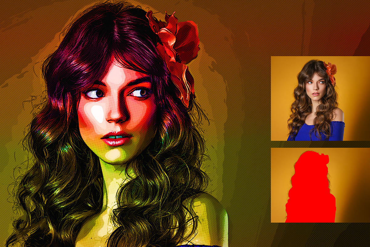 Comic Creator Photoshop Action, an Action Add-On by MRI STUDIO (Photo 7 of 16)