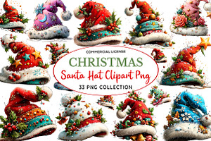 Whimsical Christmas Santa Hat