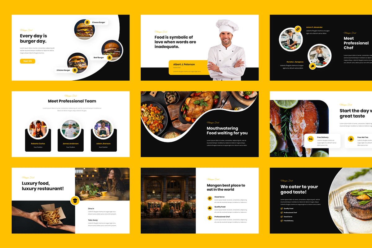 Mangan - Restaurant & Food, a Presentation Template by Biwarastudio (Photo 3 of 5)