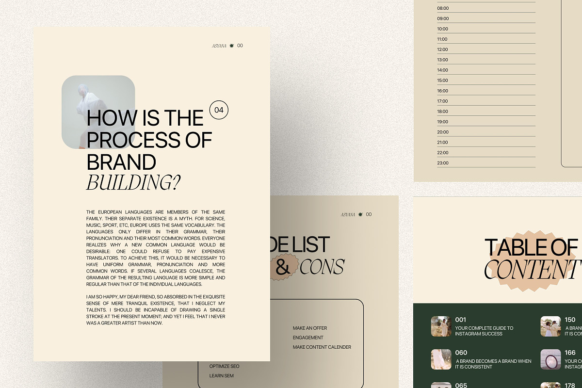 Asyana - Workbook Template, a Magazine Template by Creavora (Photo 15 of 18)