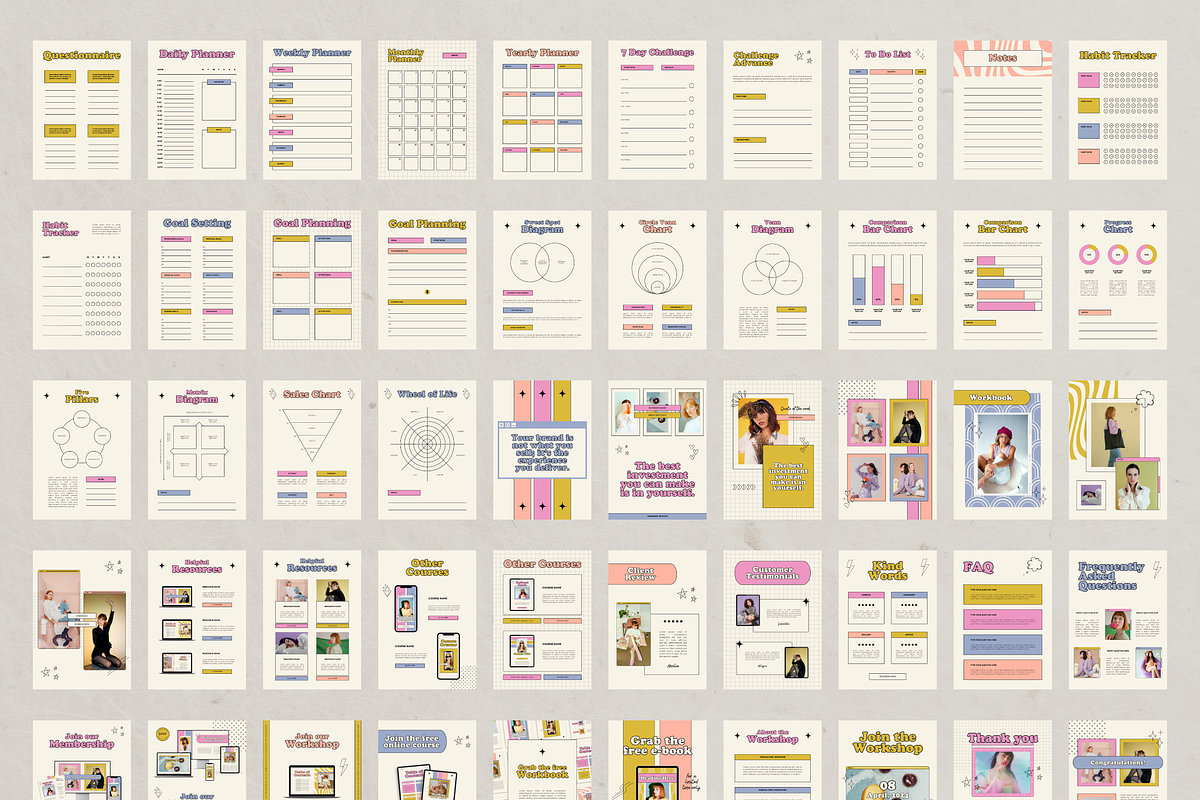Canva Workbook Template for Coaches, a Magazine Template by Branding Babe Co. (Photo 8 of 11)