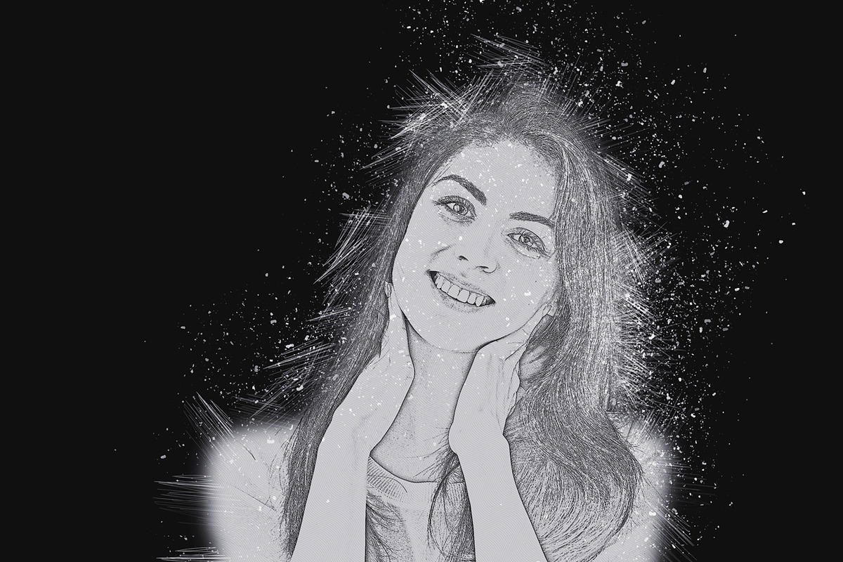 Sketch Art Photoshop Action, an Action Add-On by Studio Retouch (Photo 9 of 11)