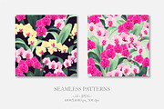 Orchid Patterns, a Pattern Graphic by GreyLilac (Thumbnail 3 of 9)
