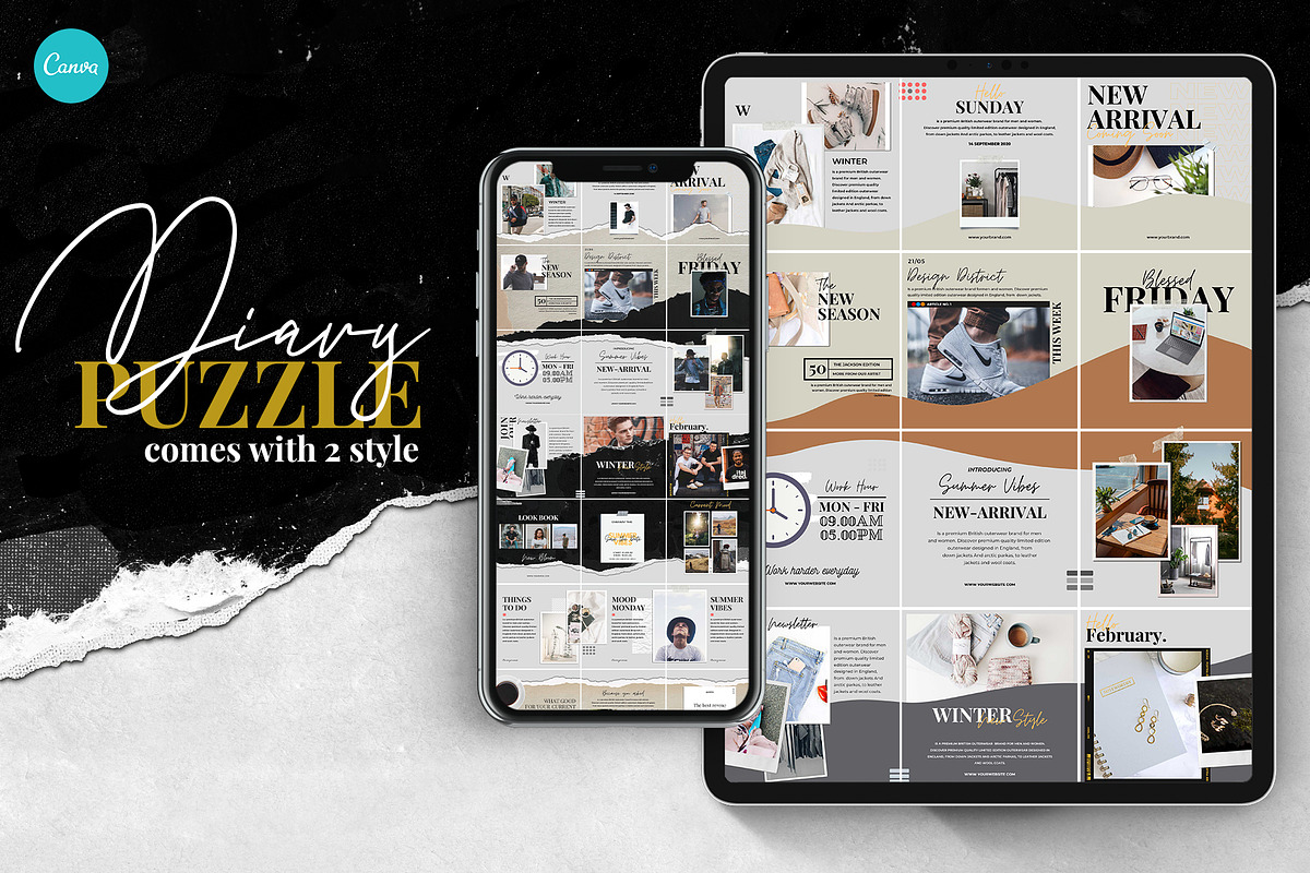 Canva | PS Puzzle Bundle, a Social Media Template by Analogi Studio (Photo 12 of 36)
