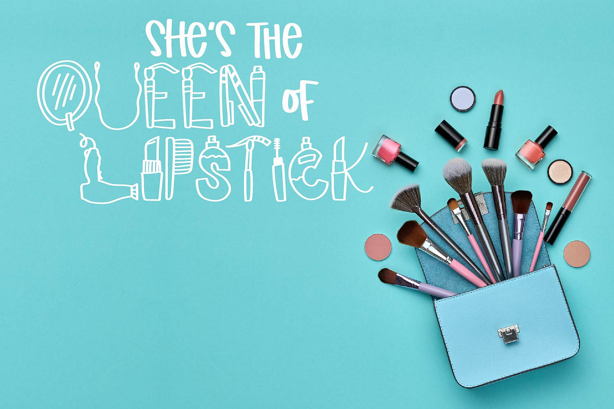 Makeup - A Stylist Font preview 2