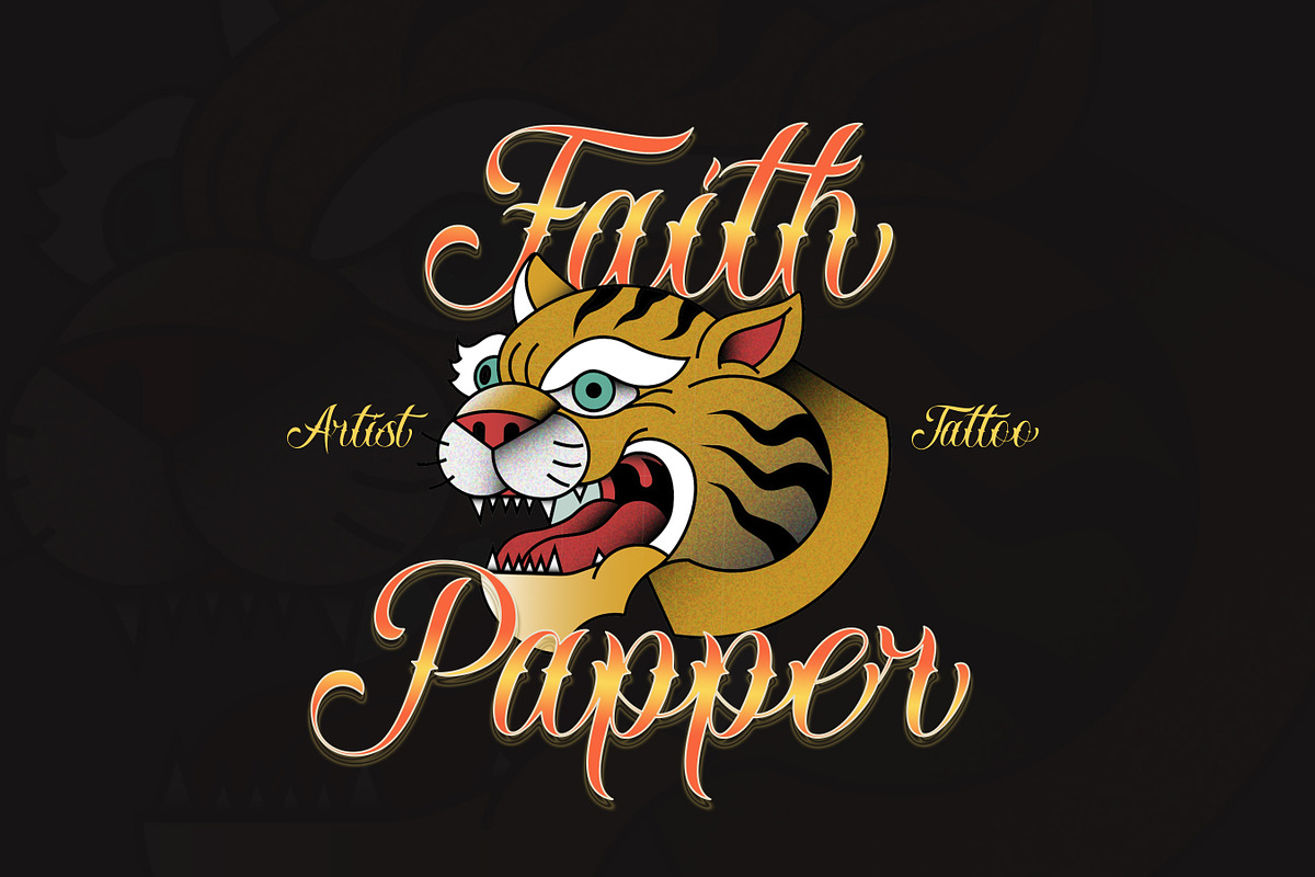 Nocthane - Tatto Style Font, a Blackletter Font by Flawless And Co (Photo 6 of 10)