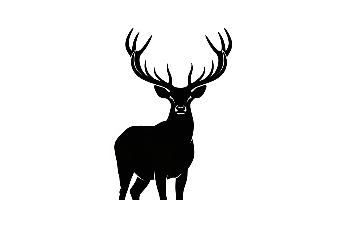 Majestic Deer & Stag Silhouette Bund, an Illustration by jahid234 (Photo 16 of 41)