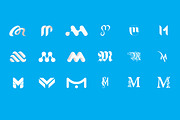 18 M Letter Logos - Vector & Mock-Up, a Branding & Logo Template by Multiple (Thumbnail 4 of 5)