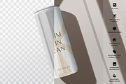 250ml Slim Tin Can Mockups, a Packaging Mockup by DesignNeutrons (Thumbnail 2 of 7)