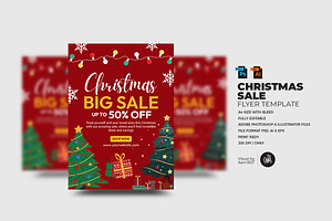 Christmas Sale Flyer Template