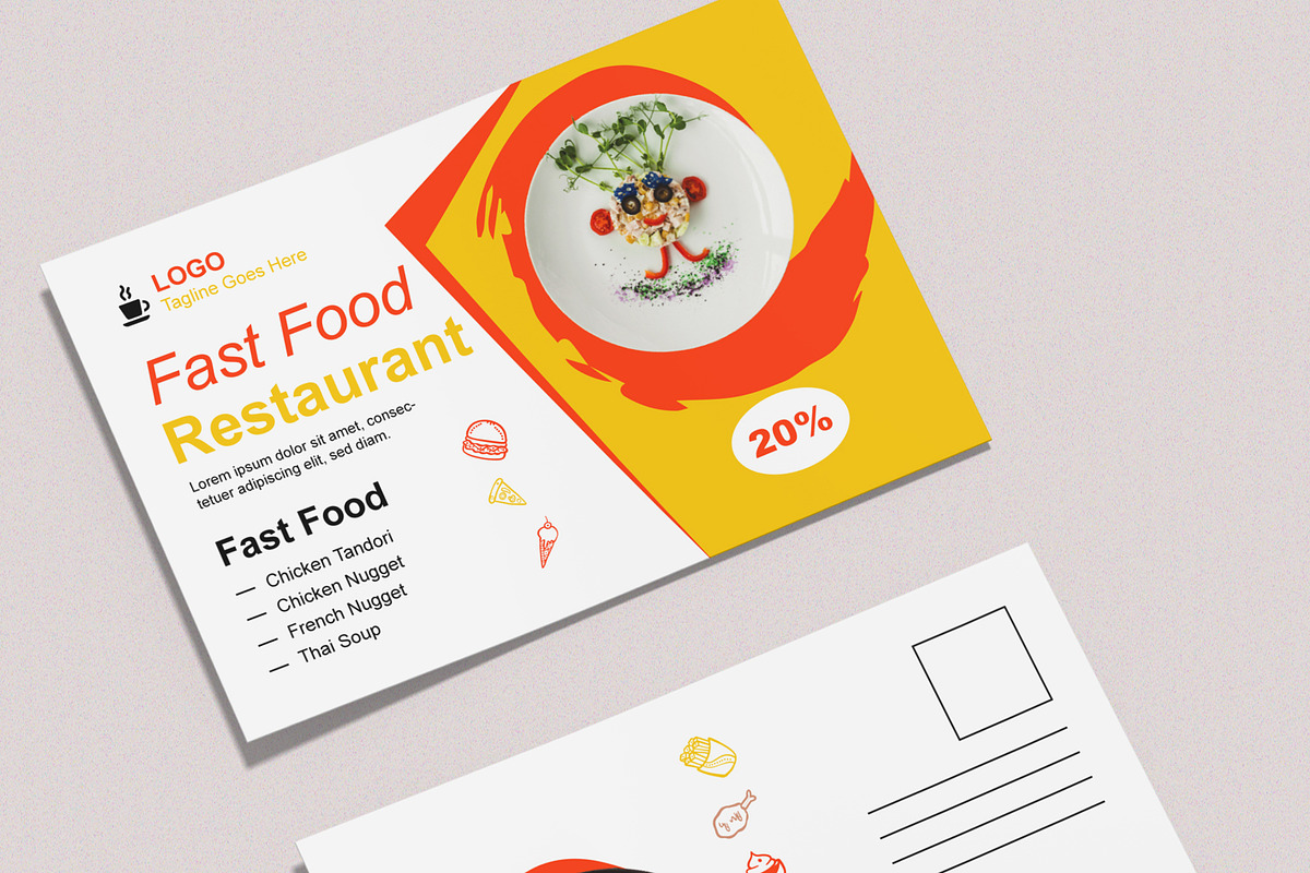 Restaurant Post Card