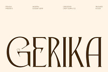 CS Gerika – Modern Serif Font