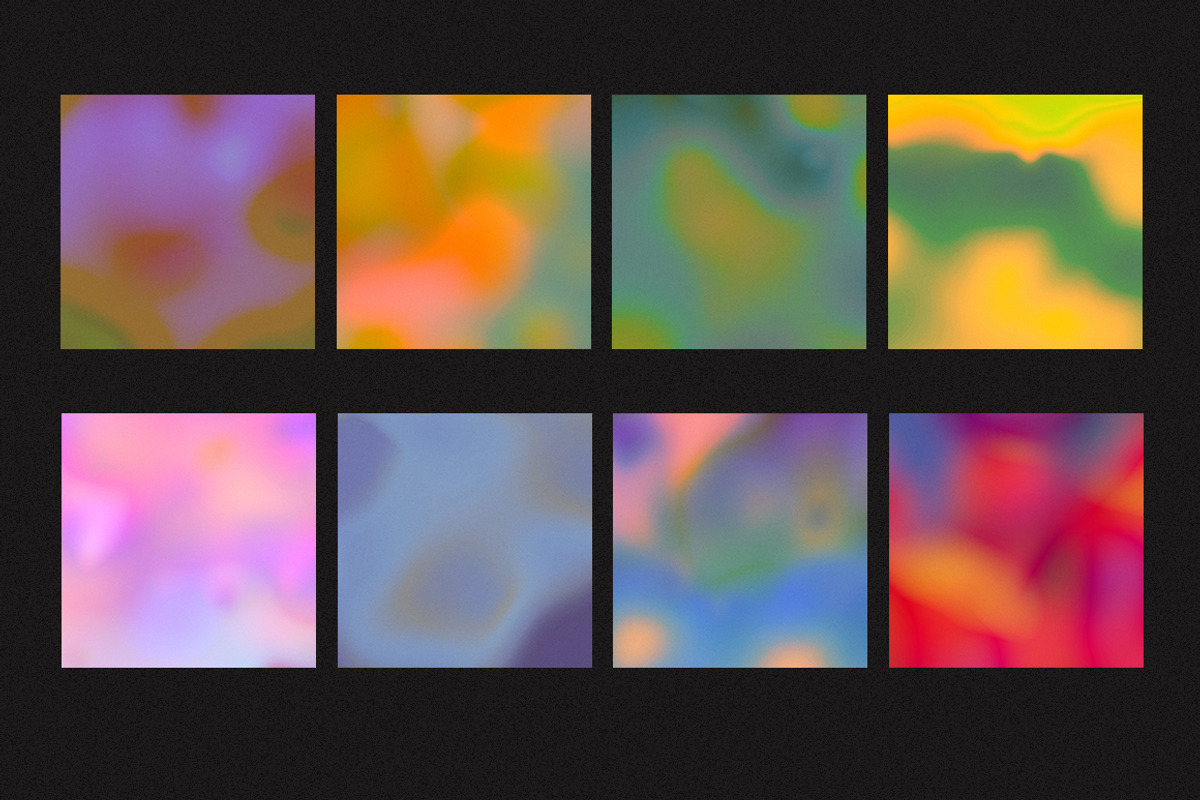 Nostalgia - 8 Grainy gradients, a Texture Graphic by ghost friend's shop (Photo 2 of 7)
