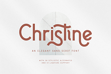 Christine - Advertisement Font