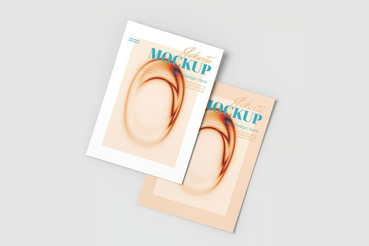 A4 Flyer Mockup, an Advertising Mockup by Se٧enStudio (Photo 3 of 3)