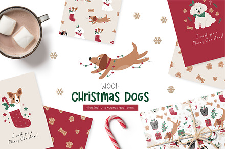 Woof. Christmas dogs