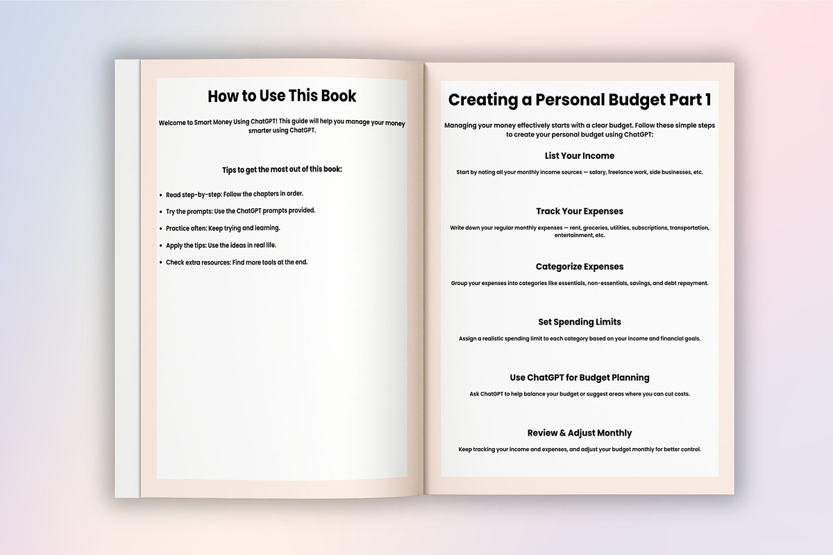 Smart Money Using ChatGPT, a Stationery Template by Designmela01 (Photo 4 of 4)