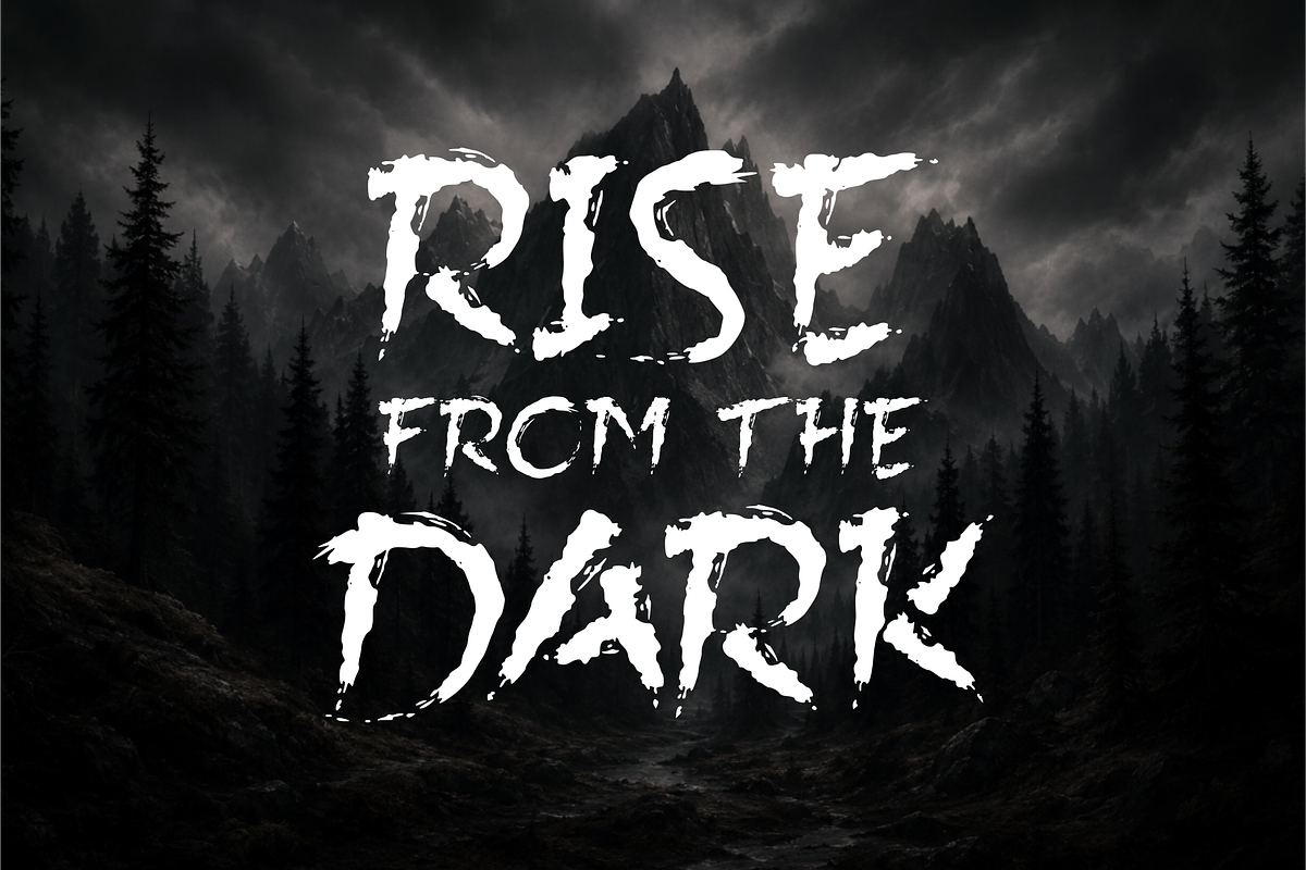 Morzeth-Horror Brush Display, a Handwritten Font by idealistudio (Photo 2 of 5)