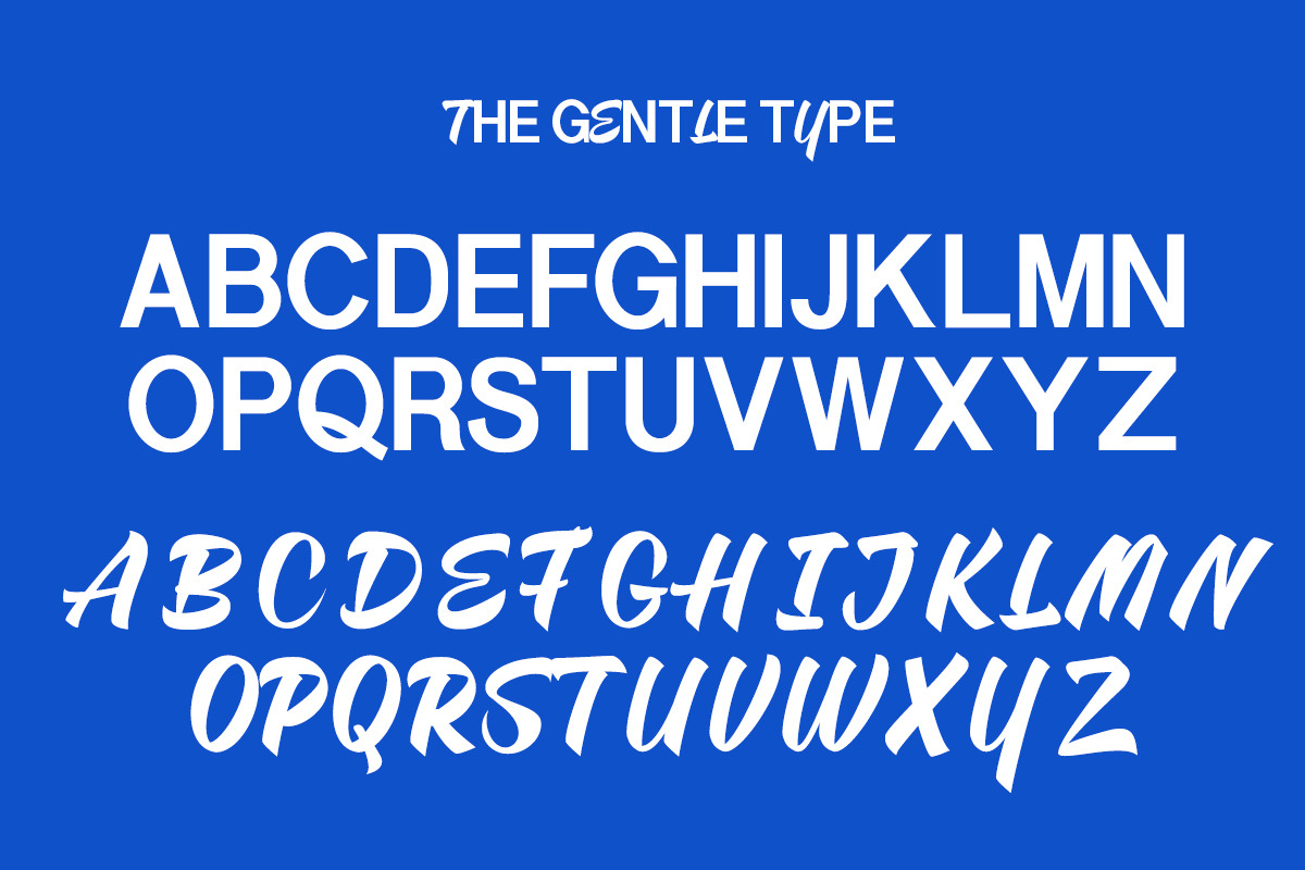 The Gentle Type Duo Font, a Sans Serif Font by Muntab_Art (Photo 9 of 10)