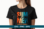 Retro Summer Design Print, an Object Graphic by Mockmenot (Thumbnail 1 of 3)