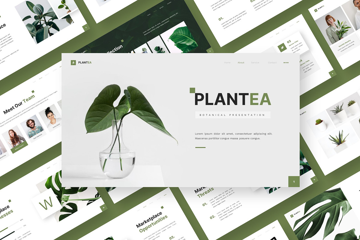 Plantea - Keynote Templates, a Presentation Template by Deepslide Studio (Photo 3 of 5)