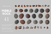 Cut out Pebbles - photo clip art, an Object Graphic by wings of design (Thumbnail 2 of 2)