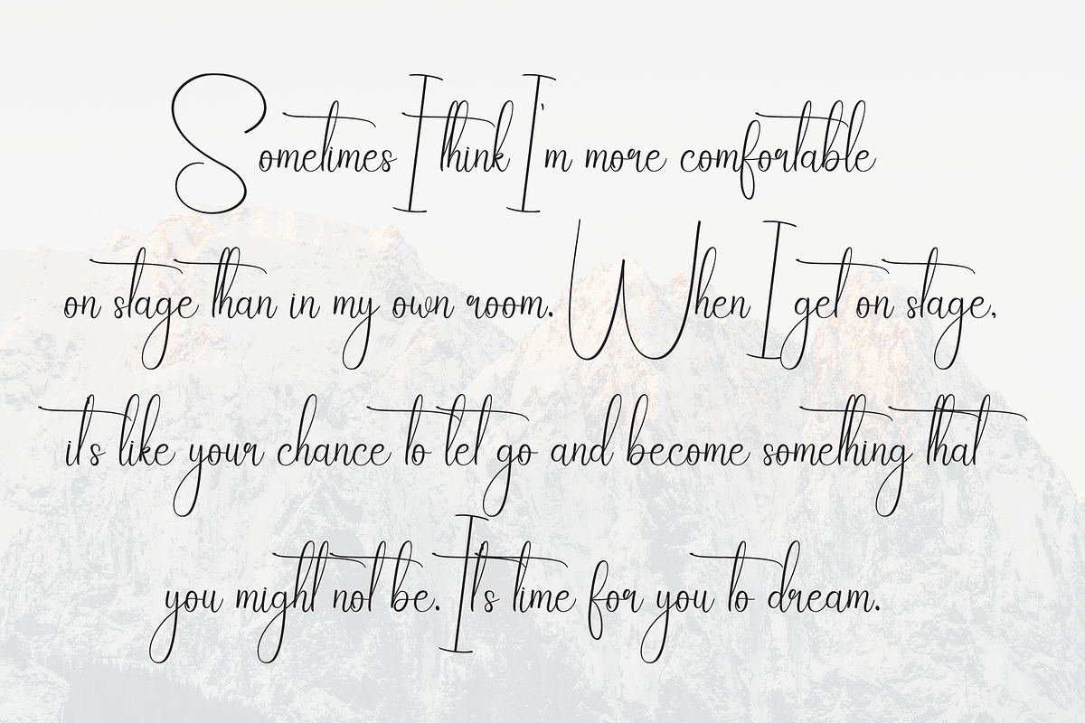 Wonderful | Script Font, a Handwritten Font by Scratchones (Photo 6 of 8)