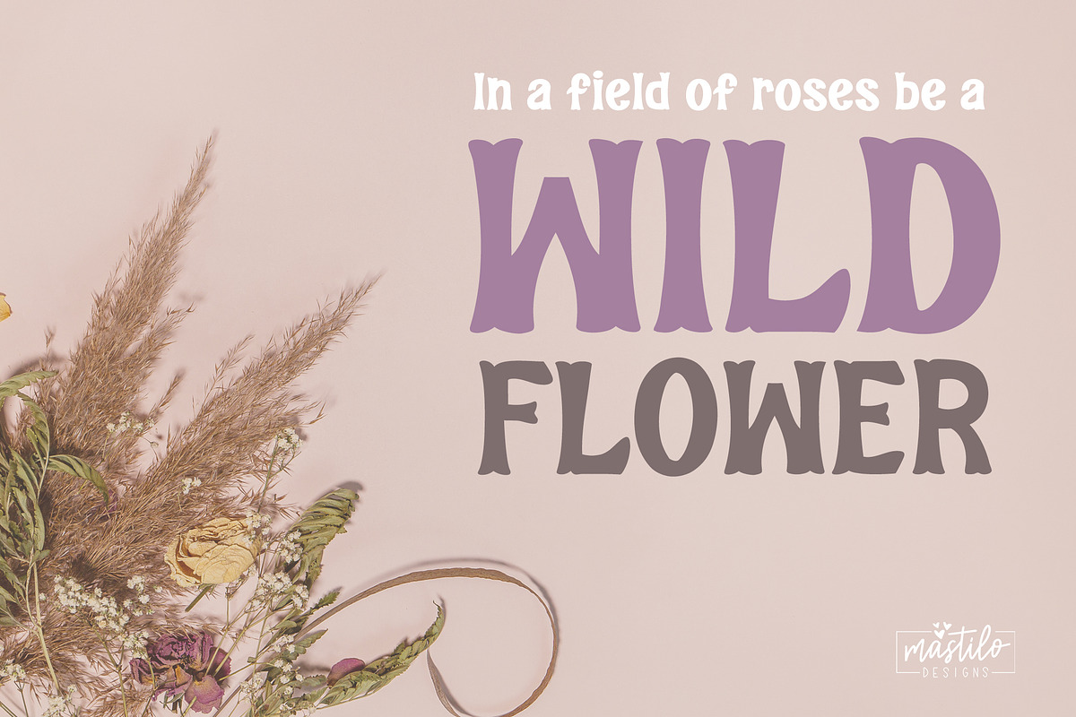 Le Fleur Hand Written Display Font, a Handwritten Font by Mastilo Designs (Photo 6 of 8)