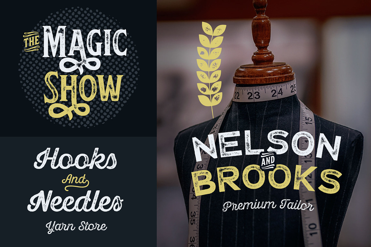 Hops And Barley font Collection preview 2