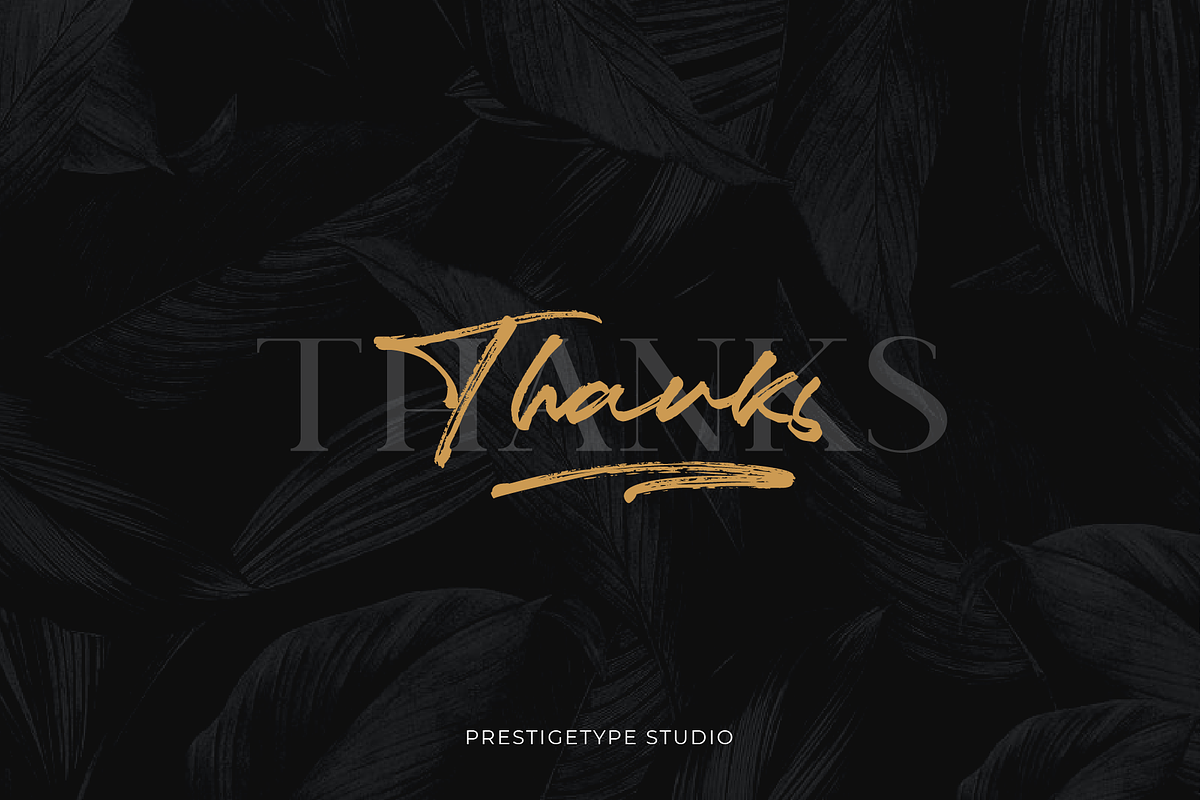 Luxery Classy Handwritten Font, a Script Font by Prestigetype (Photo 12 of 13)