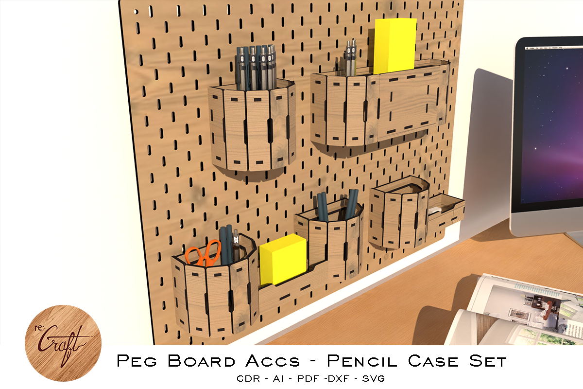 Pegboard Accessories Set Bundle 01, a Design Template by StanleyTirtoutomo (Photo 15 of 16)