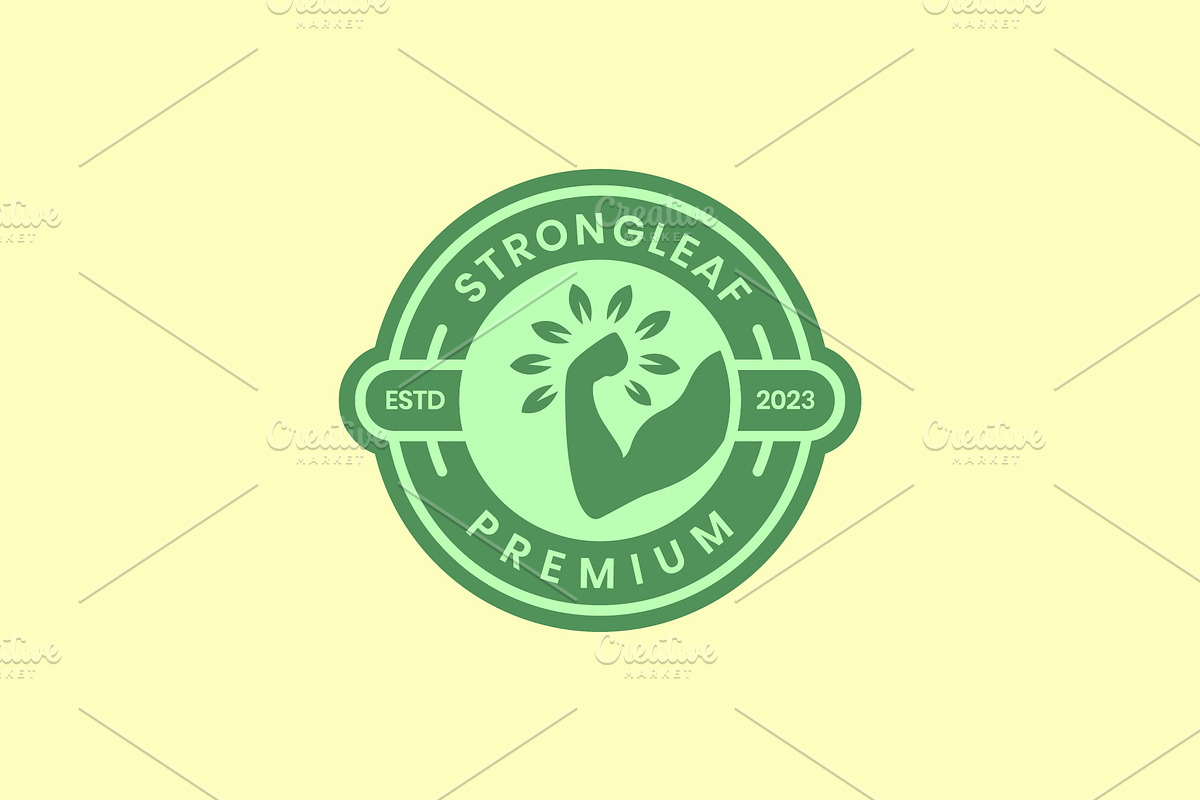 hand strong body building logo, a Branding & Logo Template by devastd