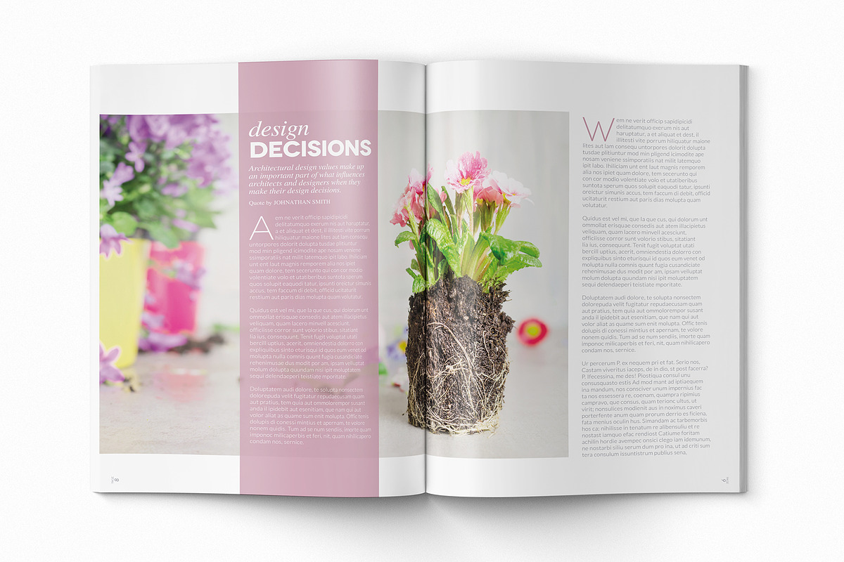 Magazine Template InDesign 16, a Magazine Template by Love Graphic Design (Photo 4 of 20)