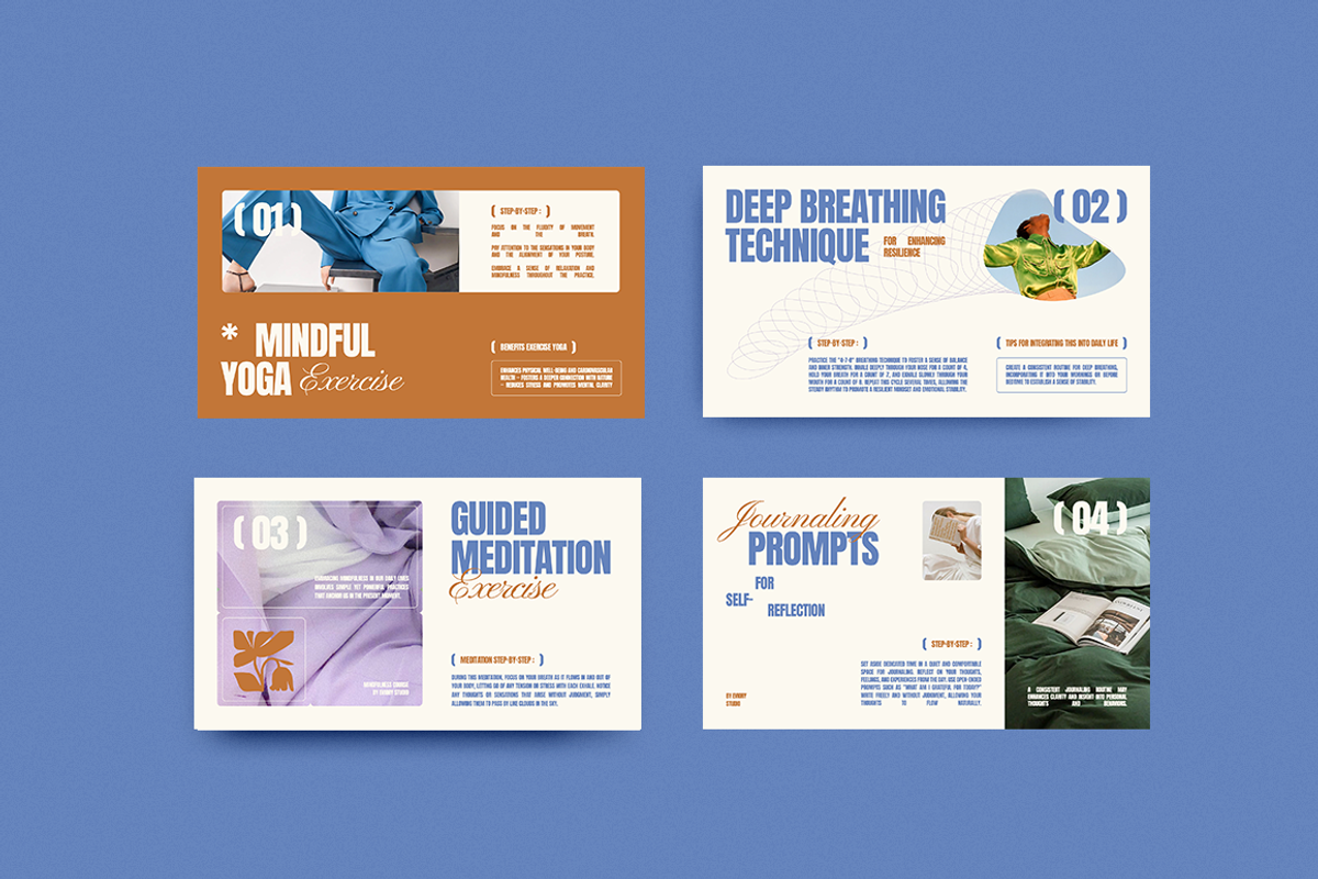 CALMER Wellness Presentation CANVA, a Presentation Template by Eviory (Photo 5 of 10)