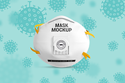 Face Mask Mockup, a Mask Mockup by Mockupdaddy (Thumbnail 6 of 14)